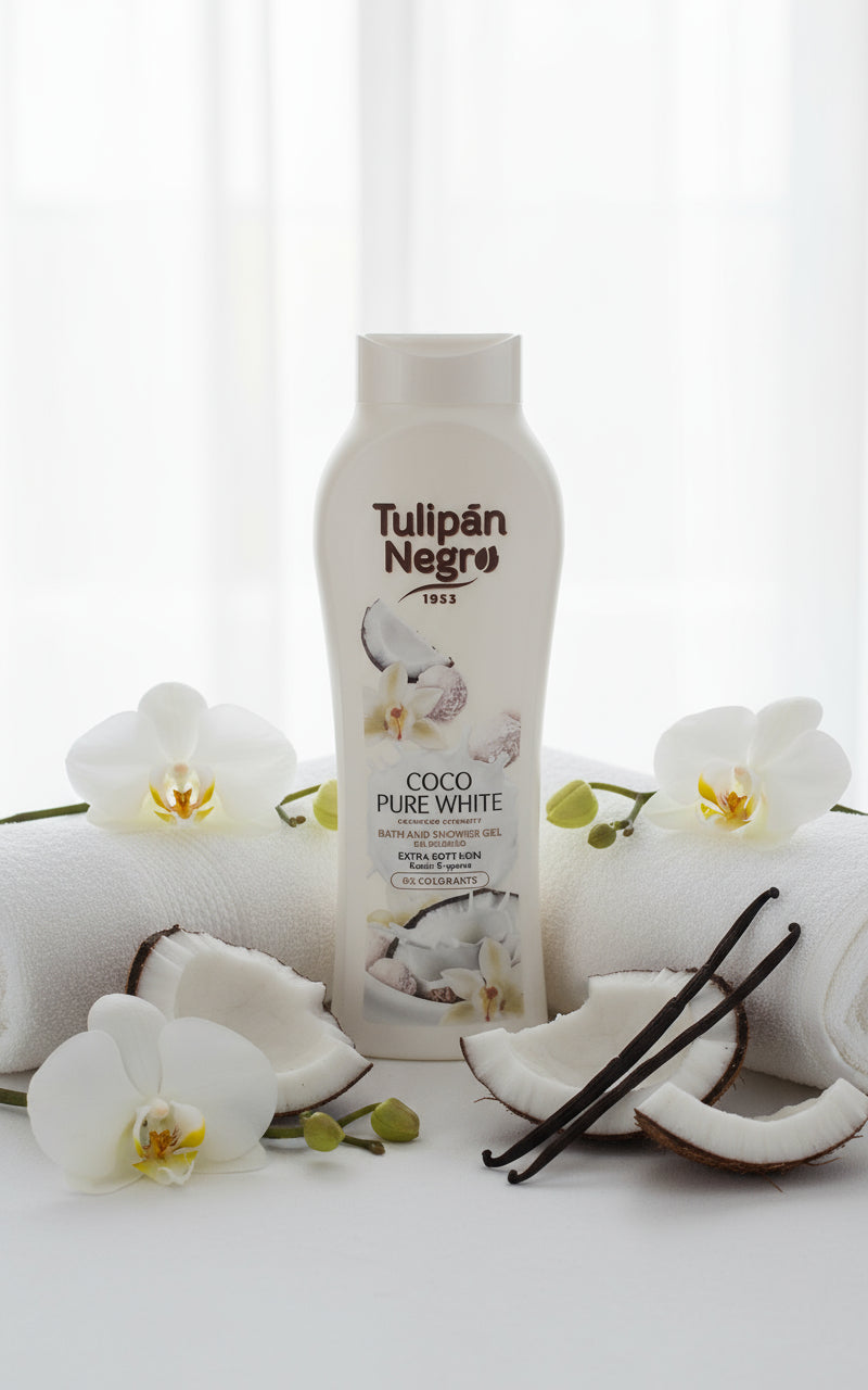 Gel douche coco Pure White - Tulipan Negro