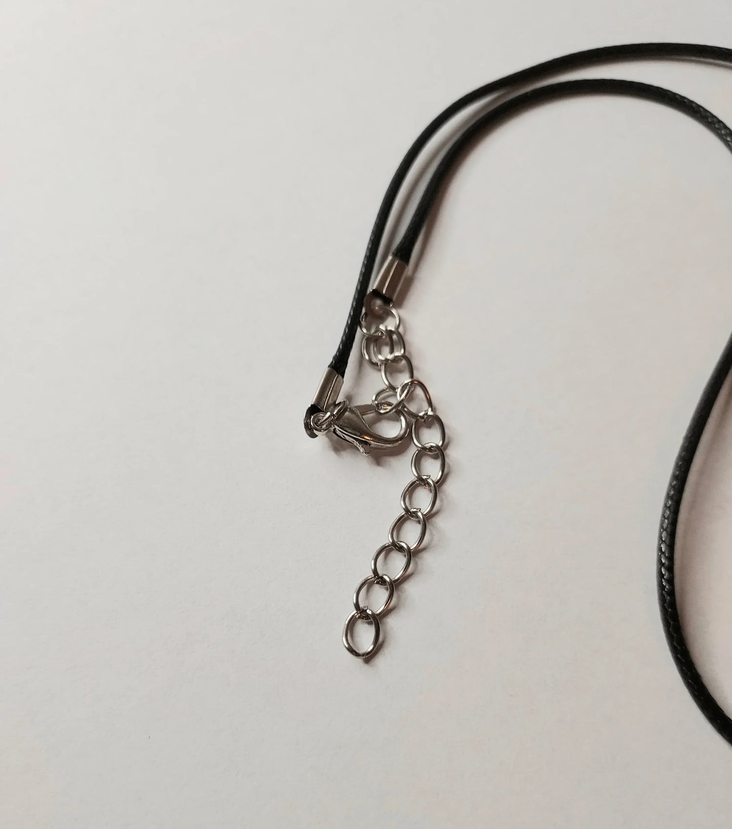 Collier noir et argenté - Vera - LunellaB
