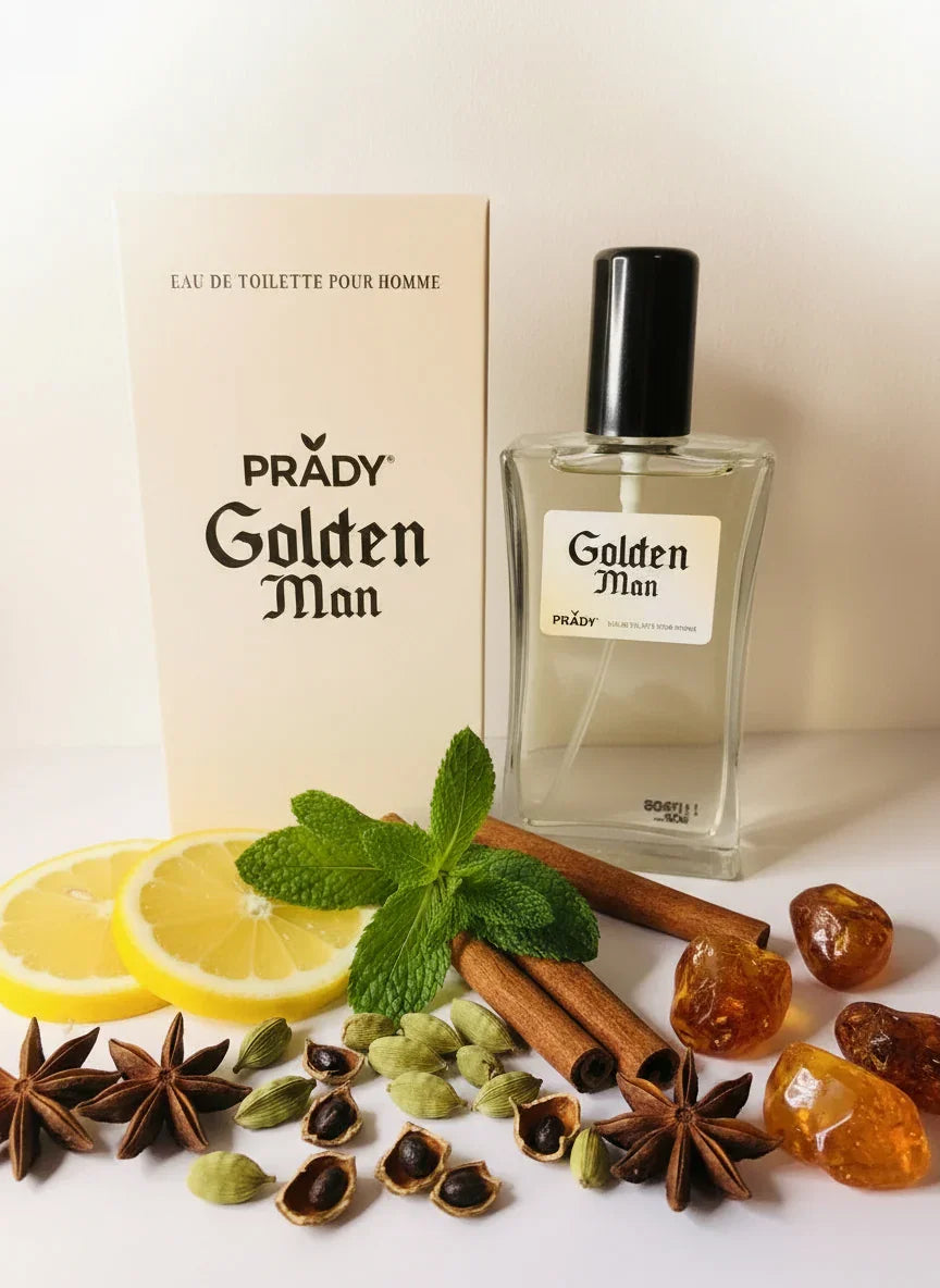 Eau de toilette générique Homme Prady 100ml - GOLDEN Man - LunellaB