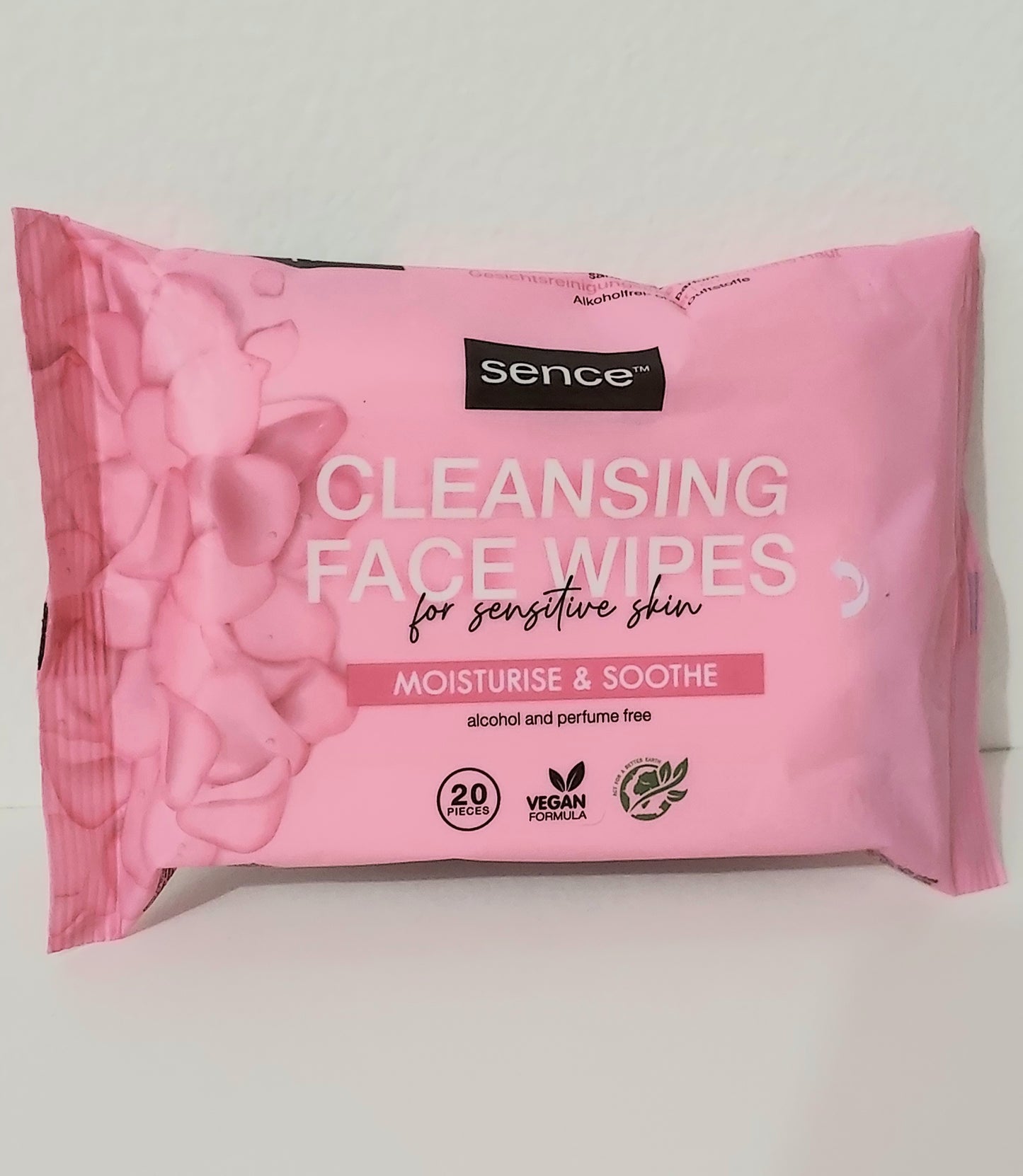 Lingettes nettoyantes pour peau sensible - sans alcool et sans parfum