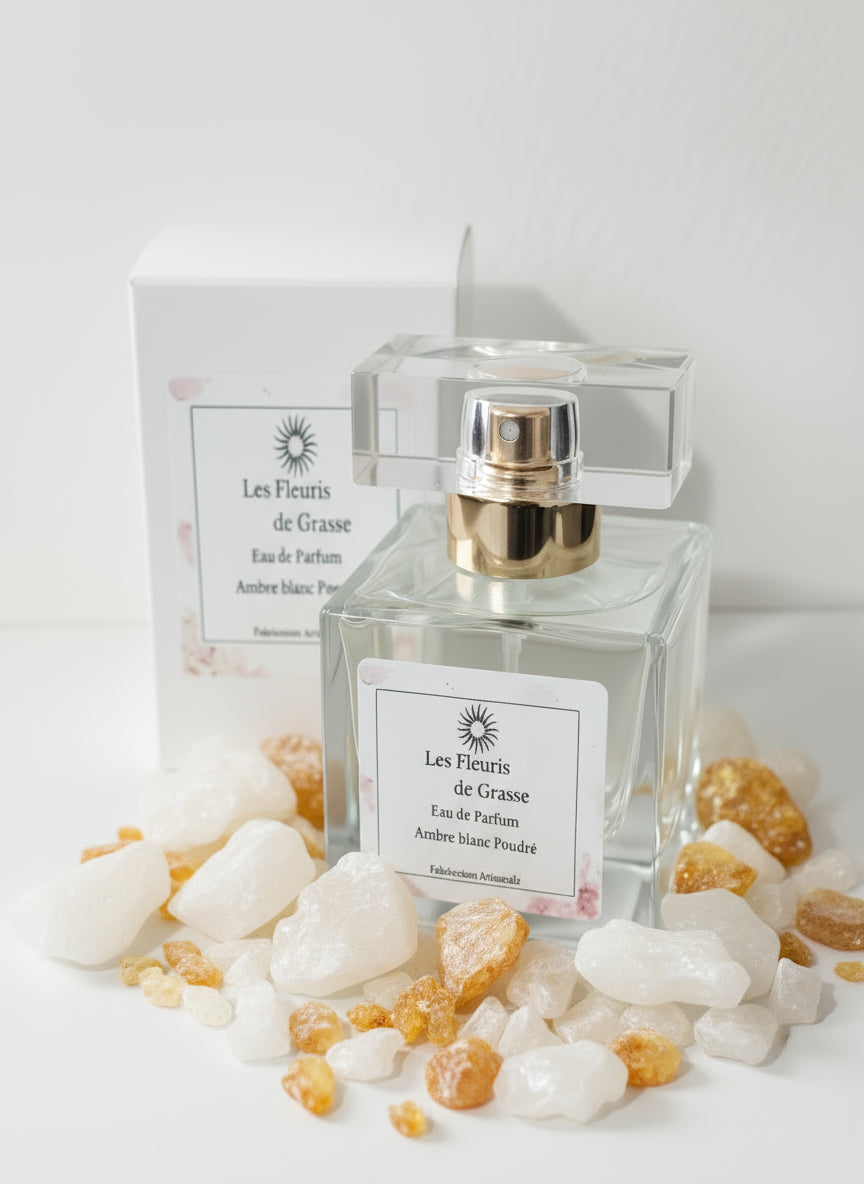 Eau de parfum Femme Les Fleuris de Grasse 50ml - Ambre blanc Poudré