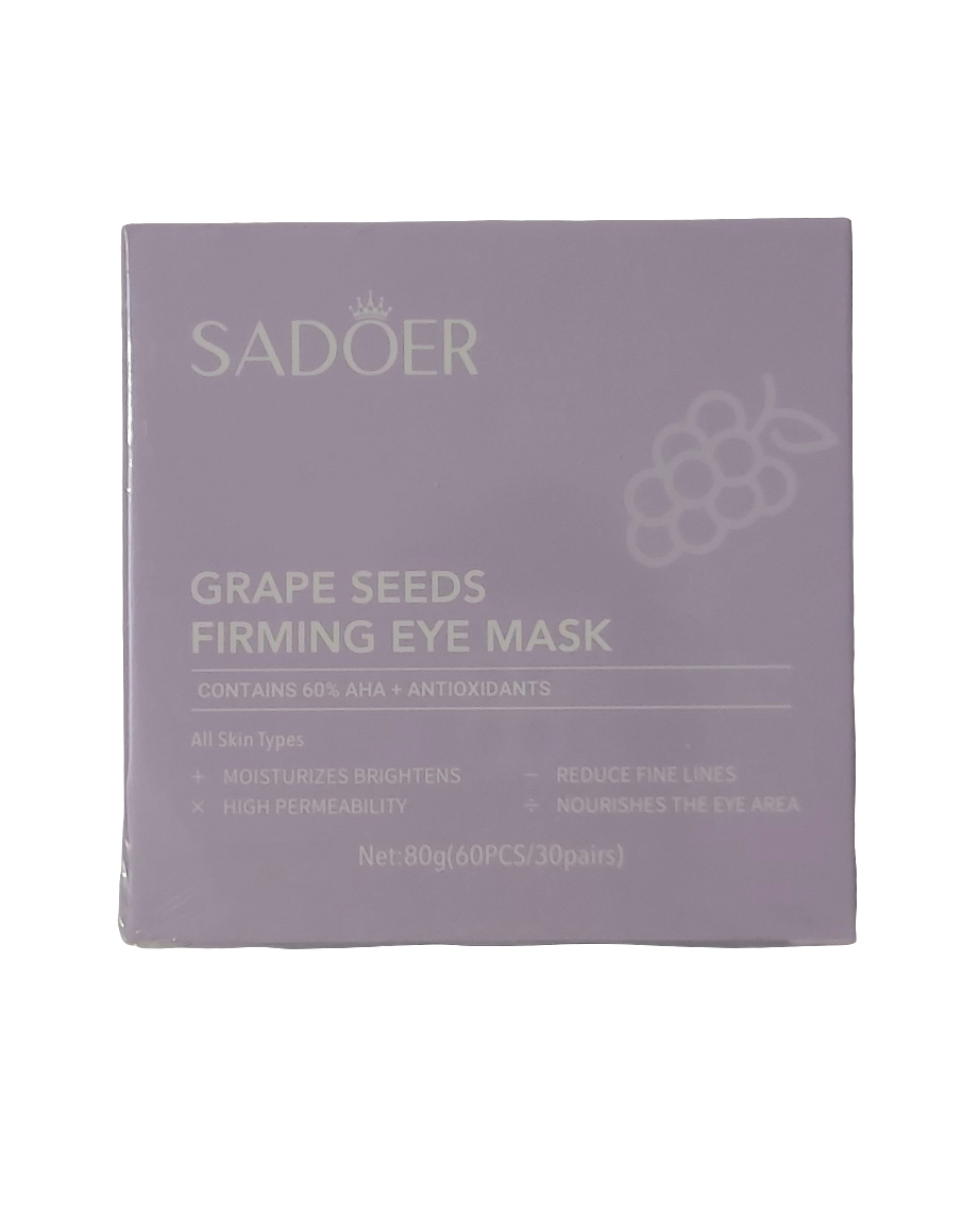 Patchs raffermissants pour les yeux antioxydants au raisin