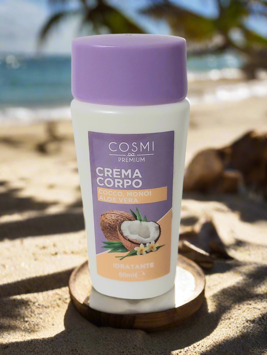 Crème corps format voyage - Coco, Monoï et Aloe Vera