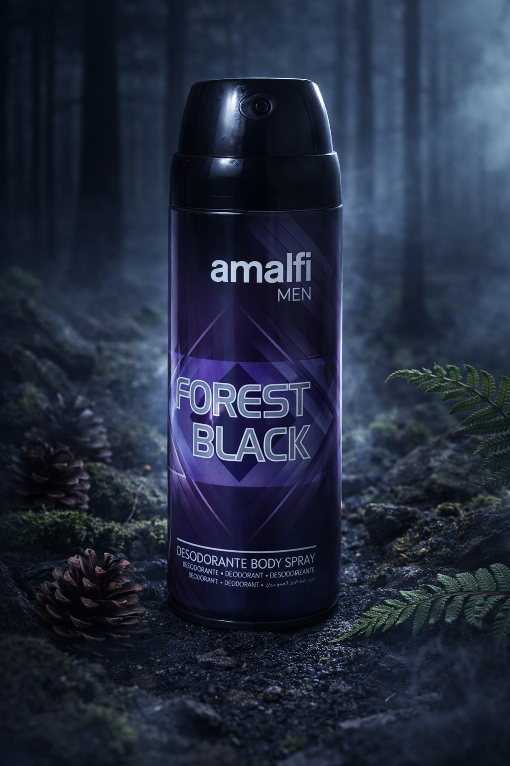 Déodorant homme Amalfi - Forest Black - LunellaB