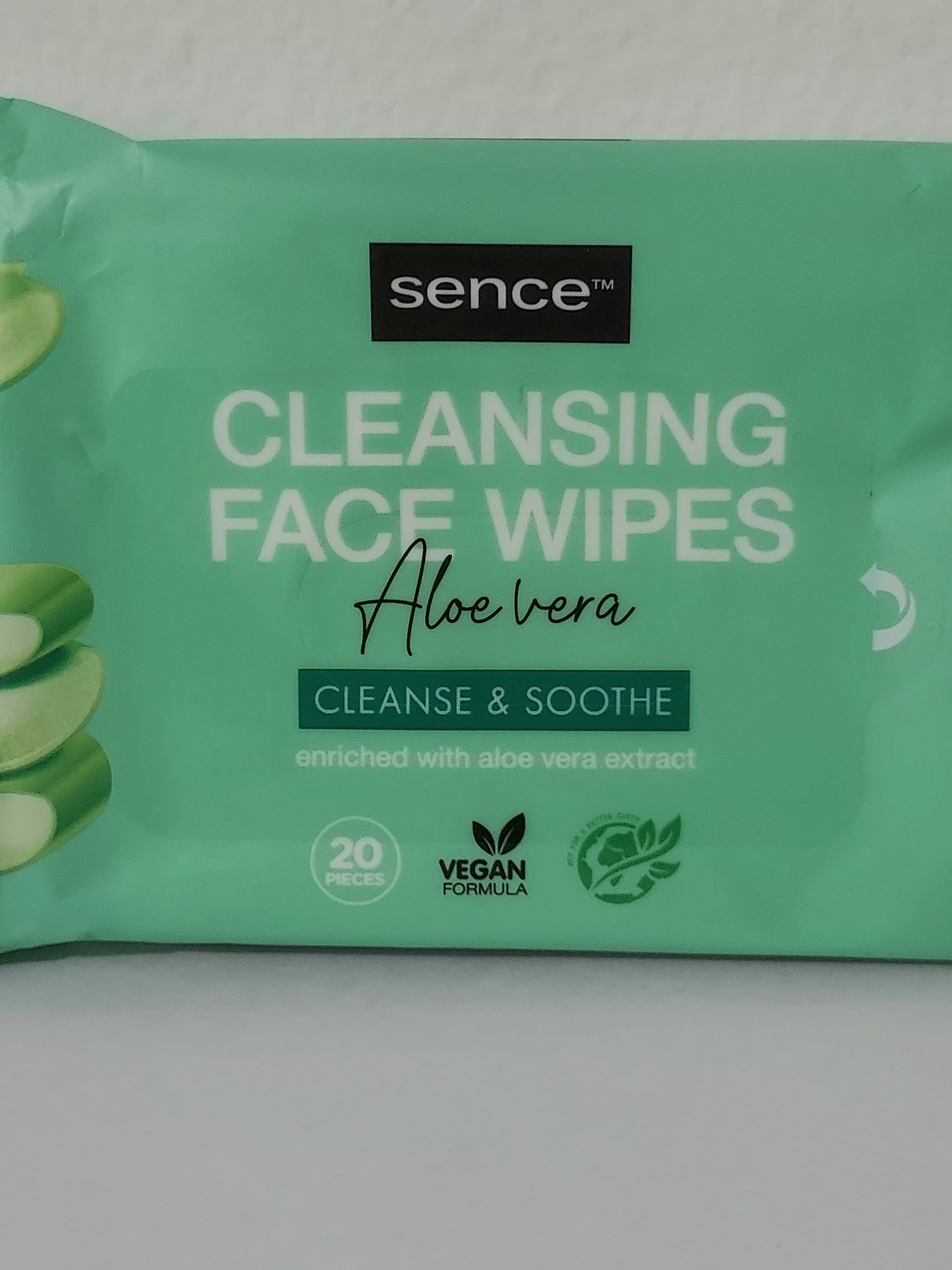 Lingettes nettoyantes vegan Aloe vera