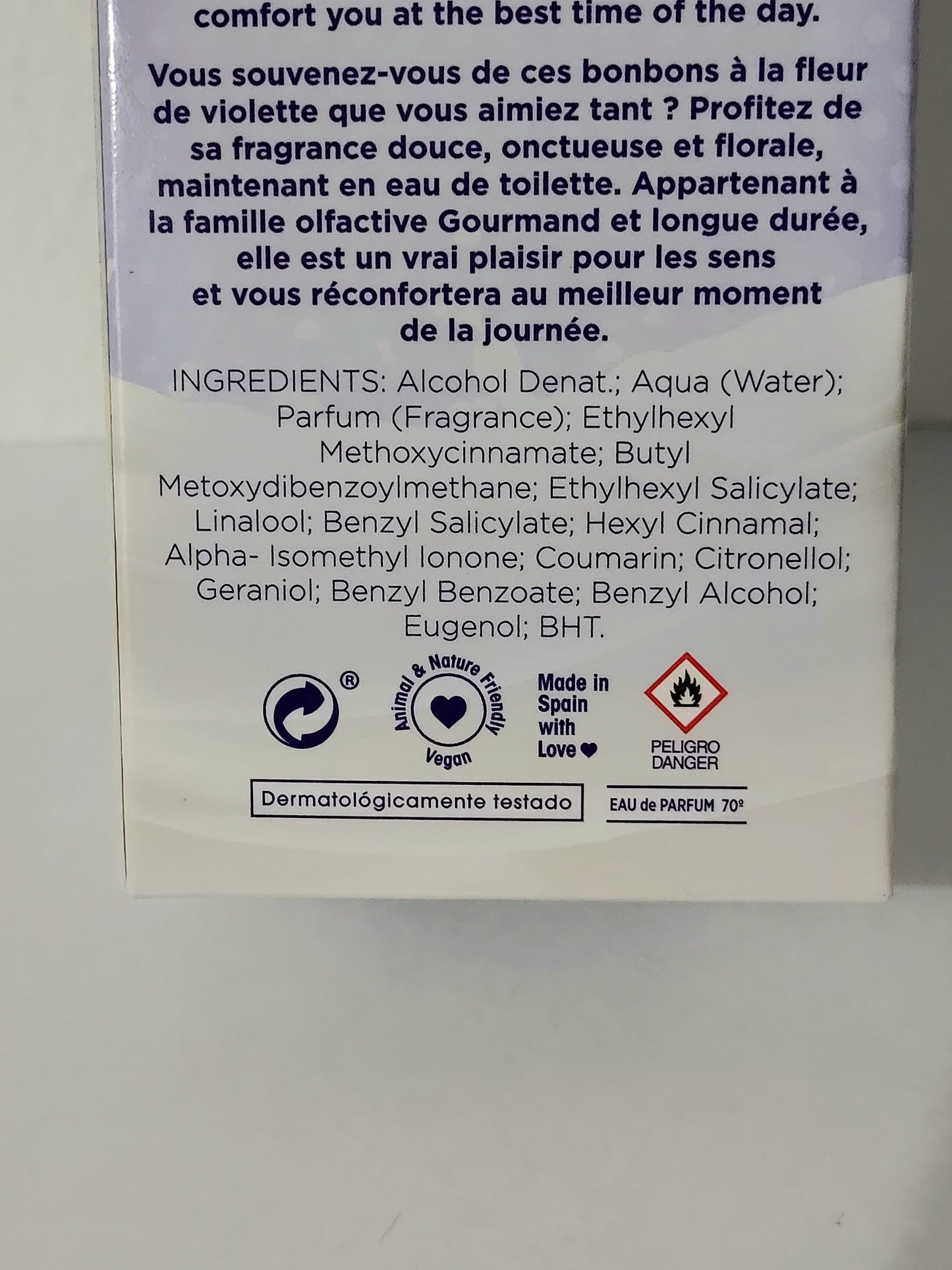 Eau de toilette Femme 50ml Tulipan Negro - Douce violette