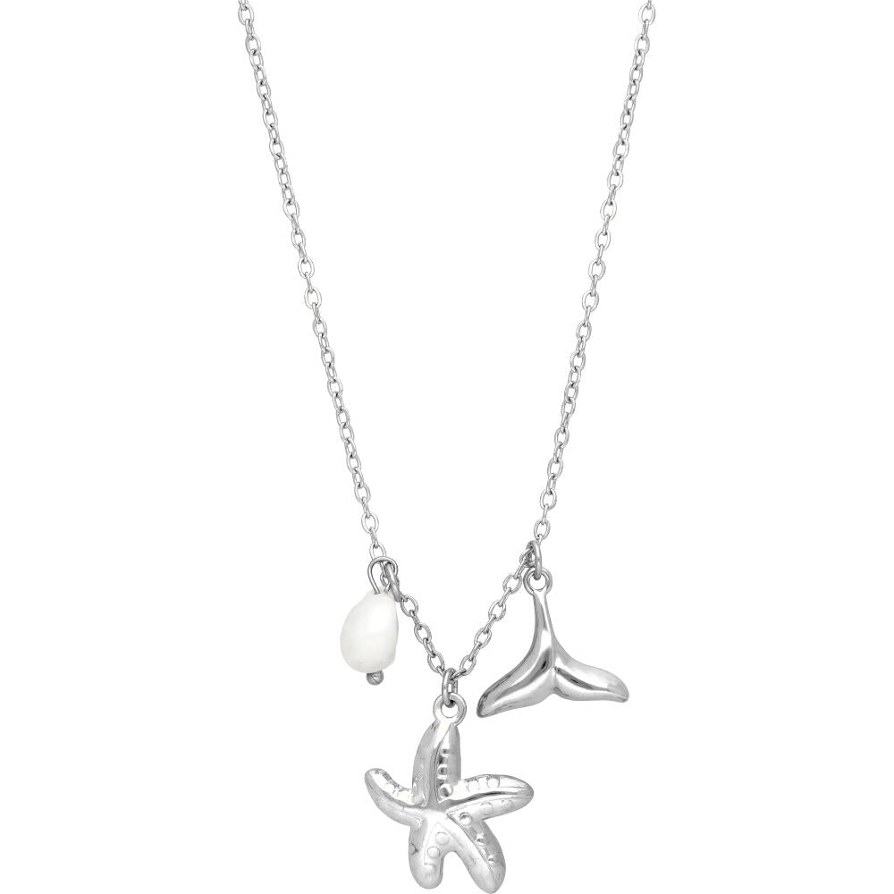 Collier argenté en acier inoxydable - Vanina