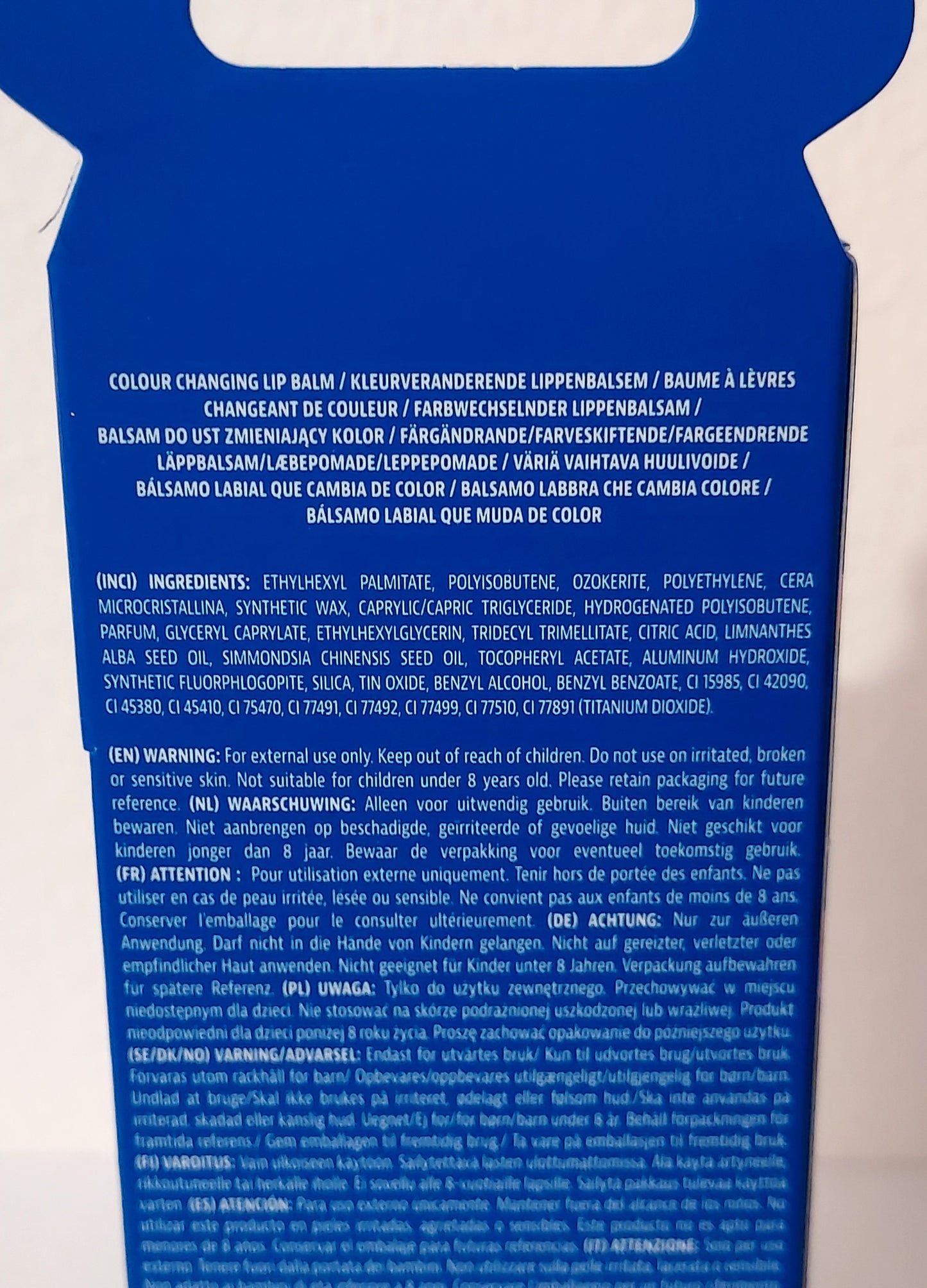 Baume à lèvres hydratant couleur changeante - Vanille givrée ❄️