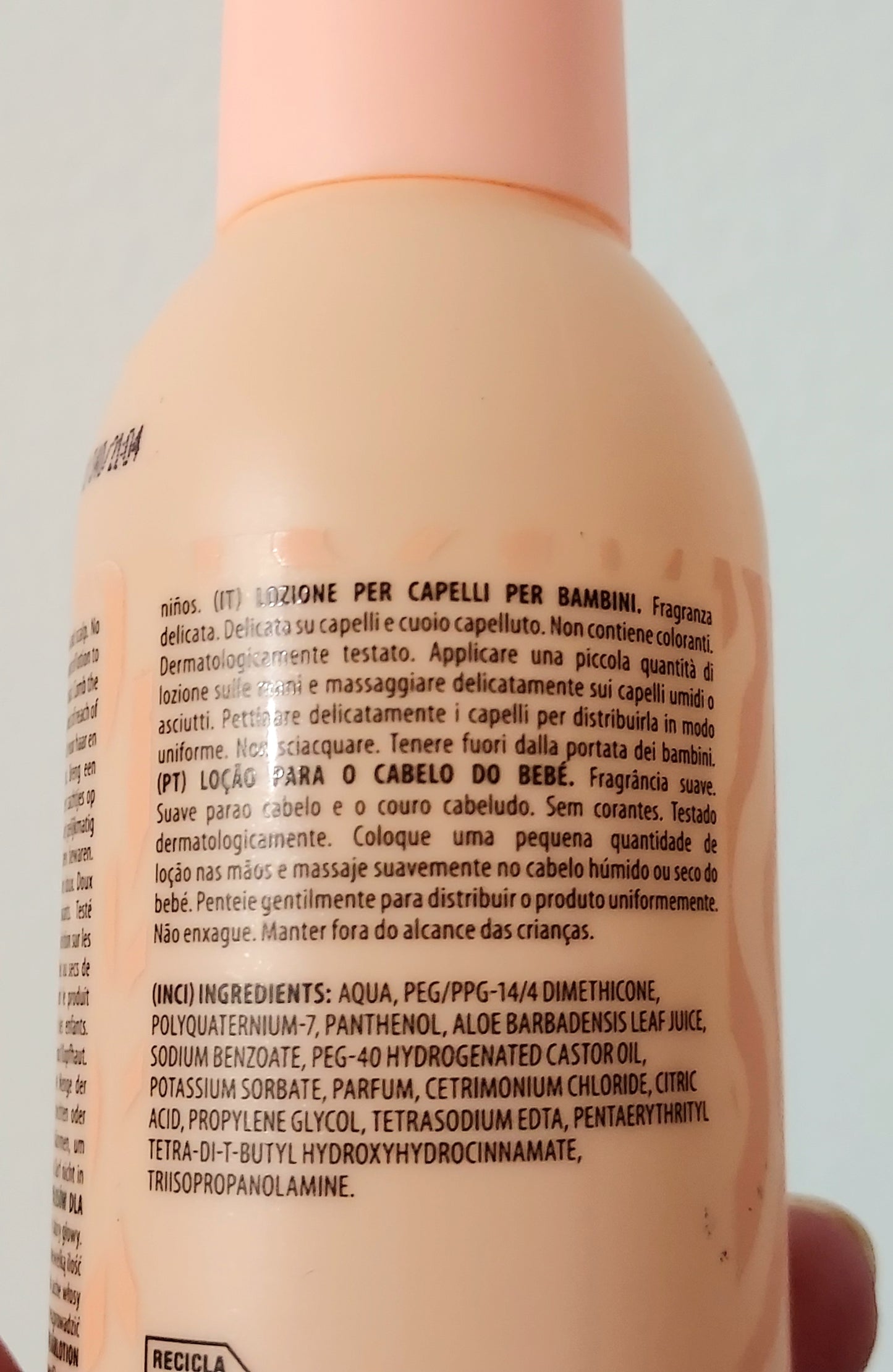 Lotion pour cheveux bébé - LunellaB