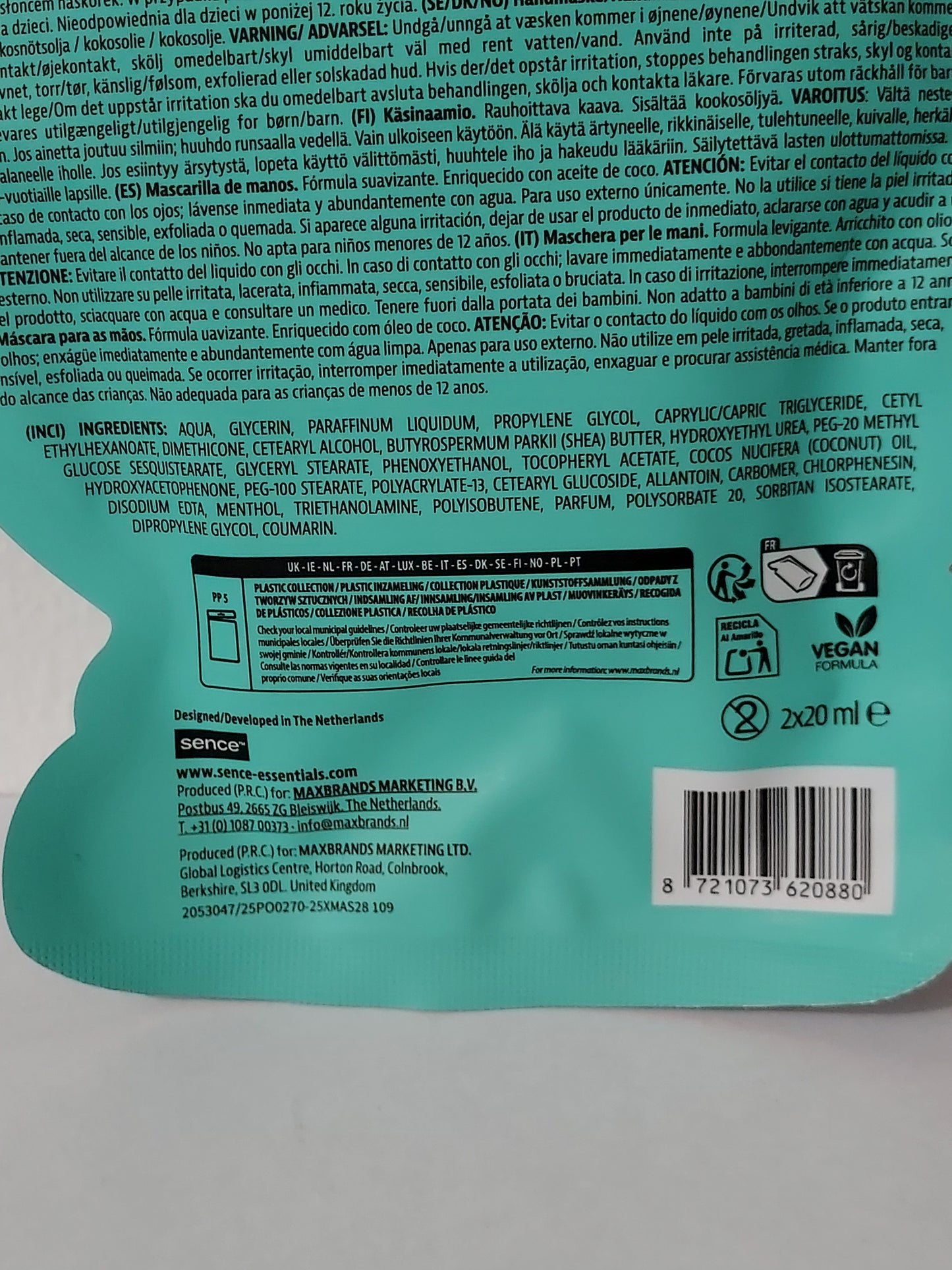 Masque soin main enrichi en huile de coco - LunellaB