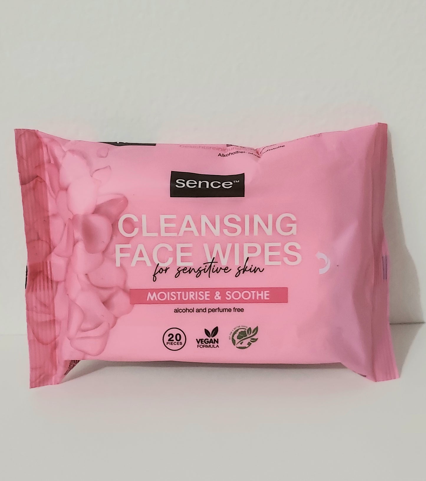 Lingettes nettoyantes pour peau sensible - sans alcool et sans parfum