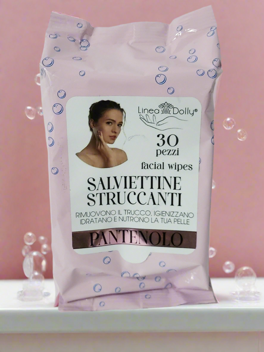 Lingettes démaquillantes et nettoyantes au Penthénol