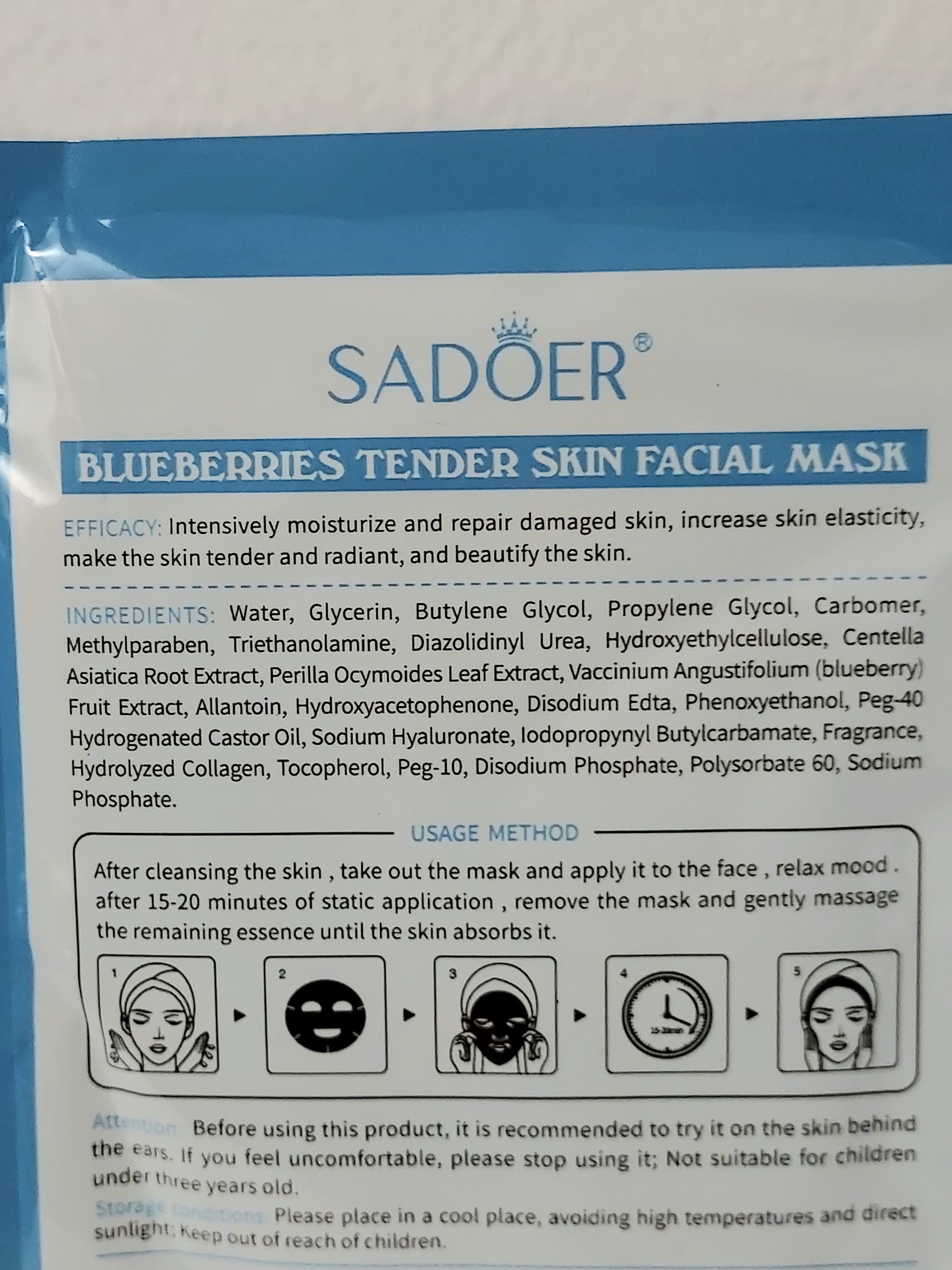 Masque visage myrtille 🫐 - LunellaB
