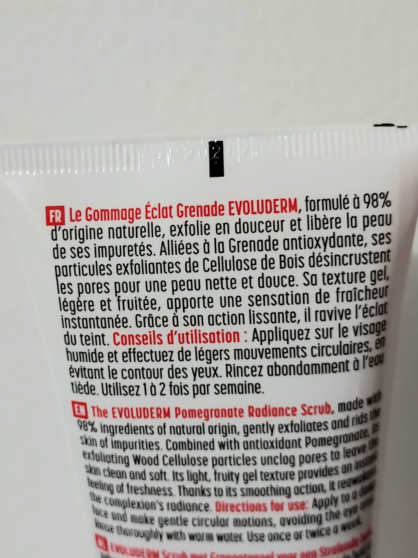 Gommage éclat visage - Grenade - LunellaB