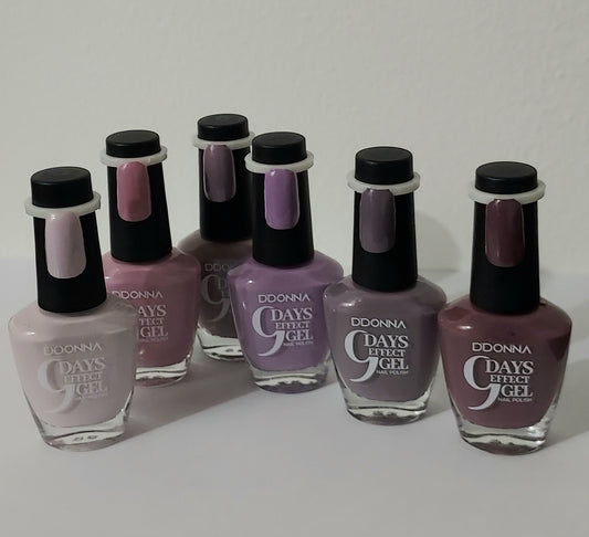 Vernis effet gel sans lampe 9 jours - ton rose violet