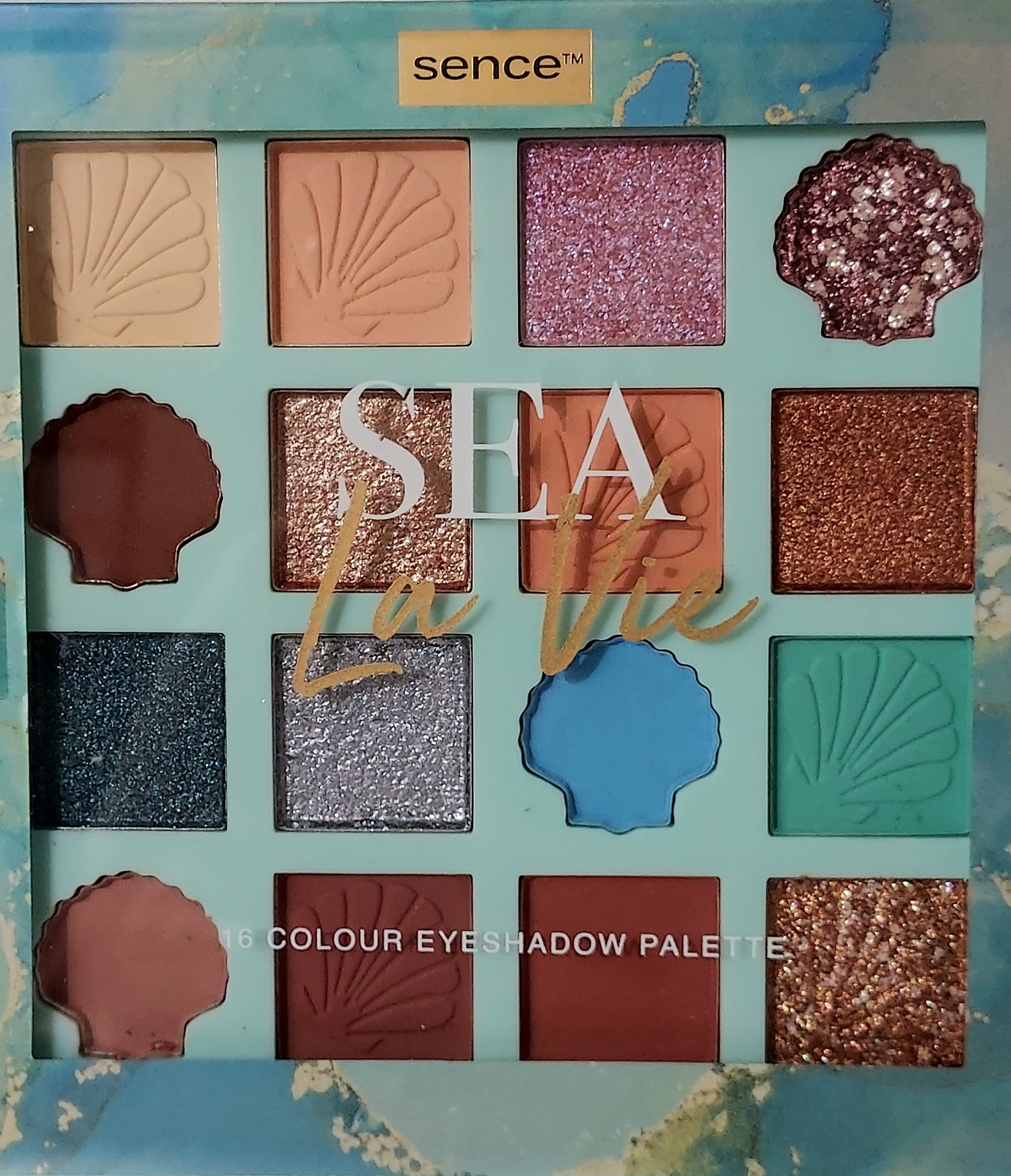 Palette de 16 fards à paupières - Sea La Vie 🐚 - LunellaB