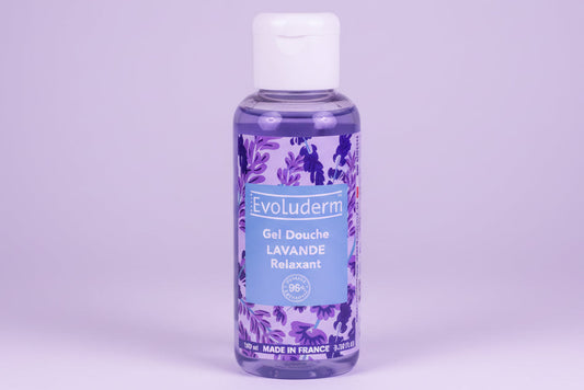 Gel douche 100ml Evoluderm - Lavande relaxant - LunellaB