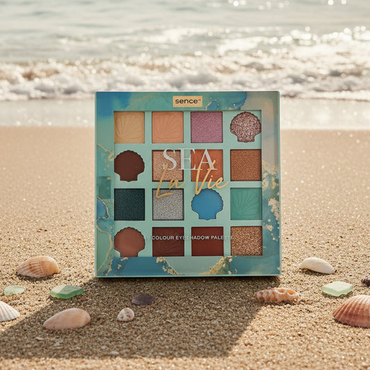 Palette de 16 fards à paupières - Sea La Vie 🐚 - LunellaB