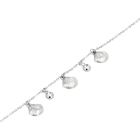 Bracelet réglable argentée acier inoxydable - Shelly