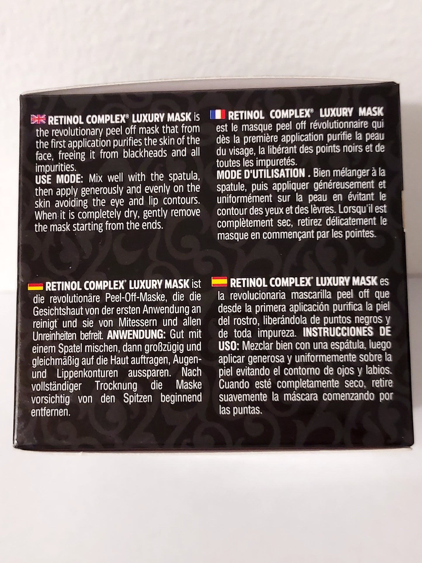 Masque noir luxueux Ultra Rétinol Complex - peel off