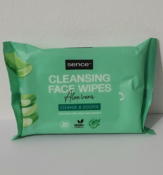 Lingettes nettoyantes vegan Aloe vera