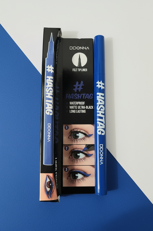 Eyeliner feutre Hashtag waterproof D'Donna - Bleu