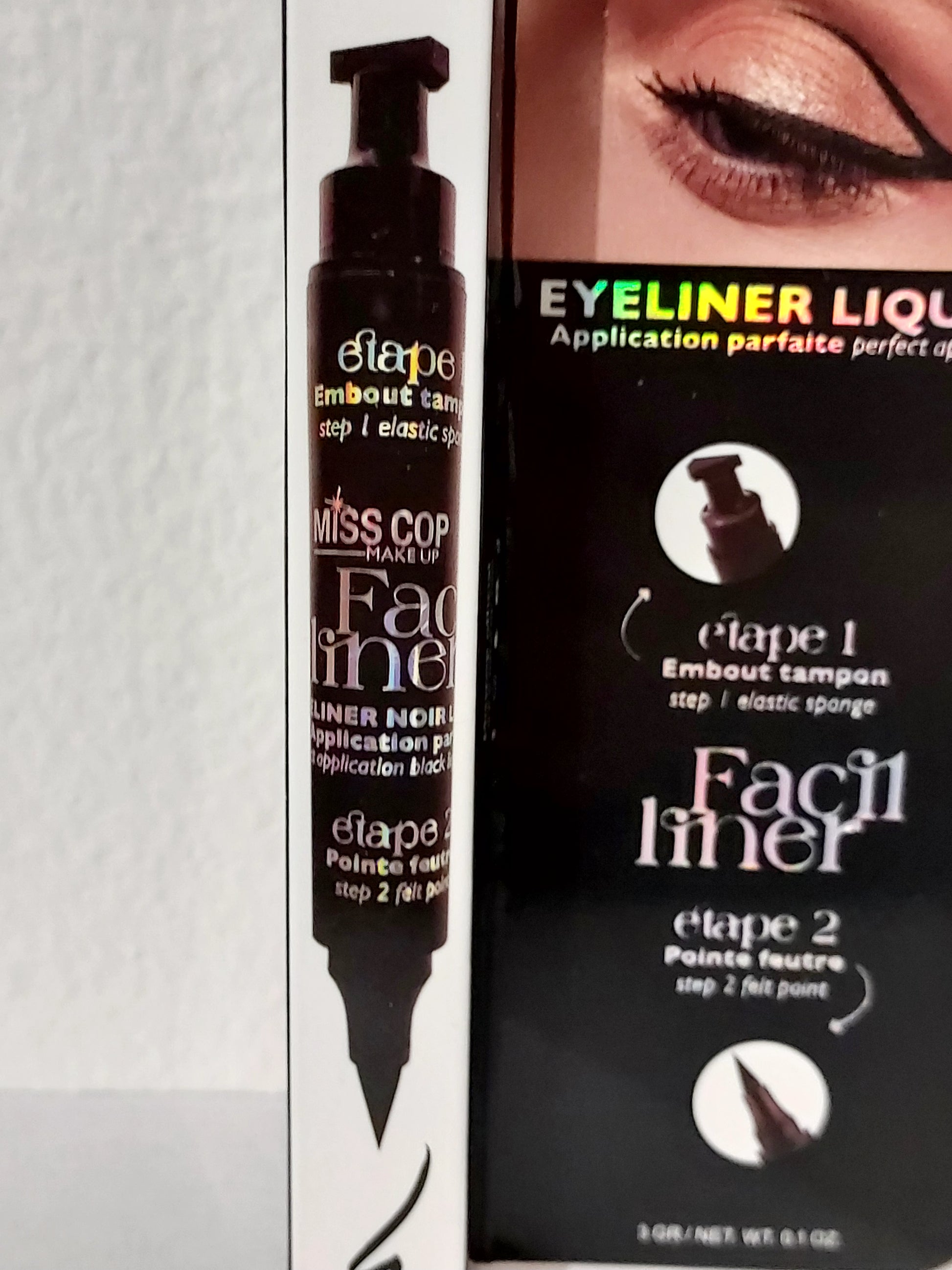 Eyeliner tampon et feutre noir - LunellaB
