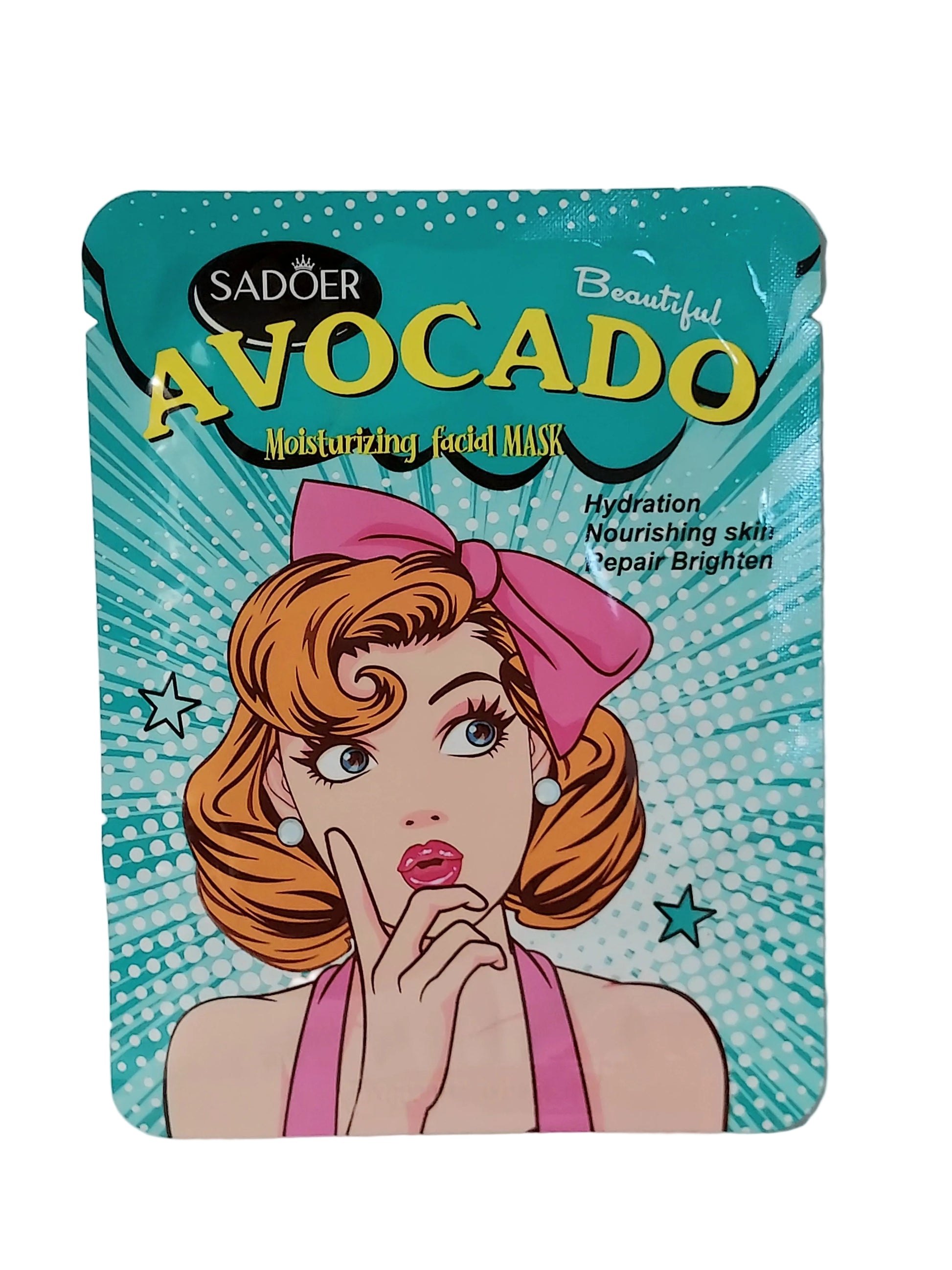 Masque visage hydratant, nourrissant - Avocat 🥑 - LunellaB