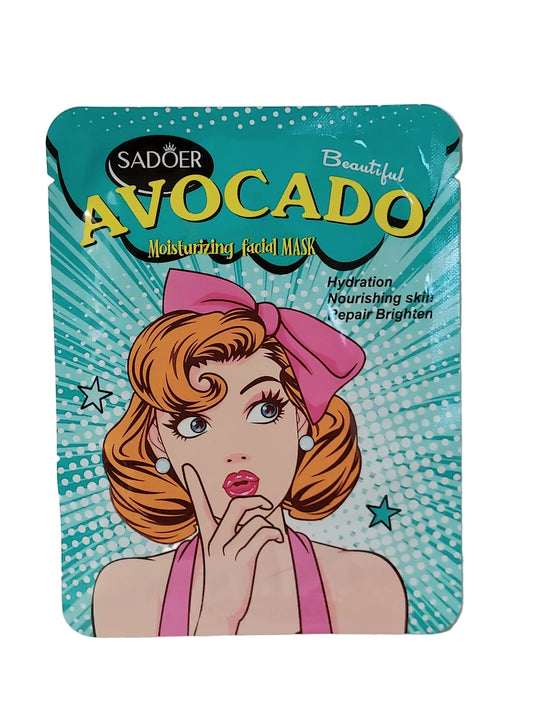 Masque visage hydratant, nourrissant - Avocat 🥑 - LunellaB