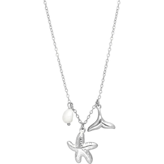 Collier argenté en acier inoxydable - Vanina