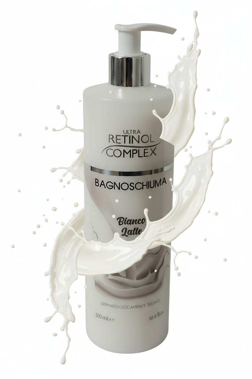 Gel douche 500ml Ultra Rétinol Complex - Blanc laiteux