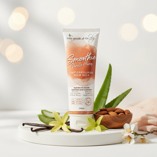 Lait capillaire Les Secrets de Loly Vanille Ylang - Hydratant et nourissant - LunellaB
