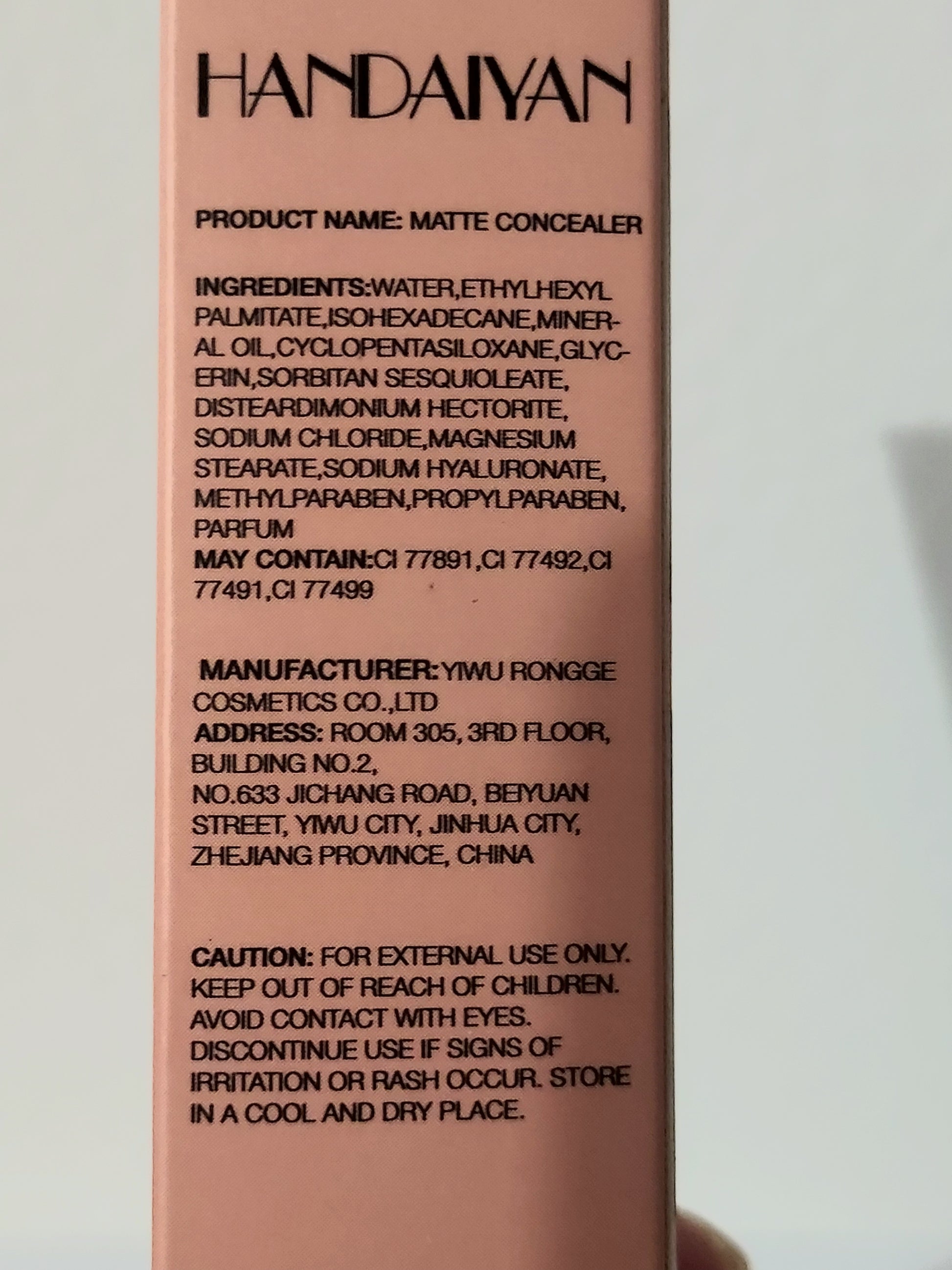 Concealer fini mat Pare Nude - Teinte 02 - LunellaB