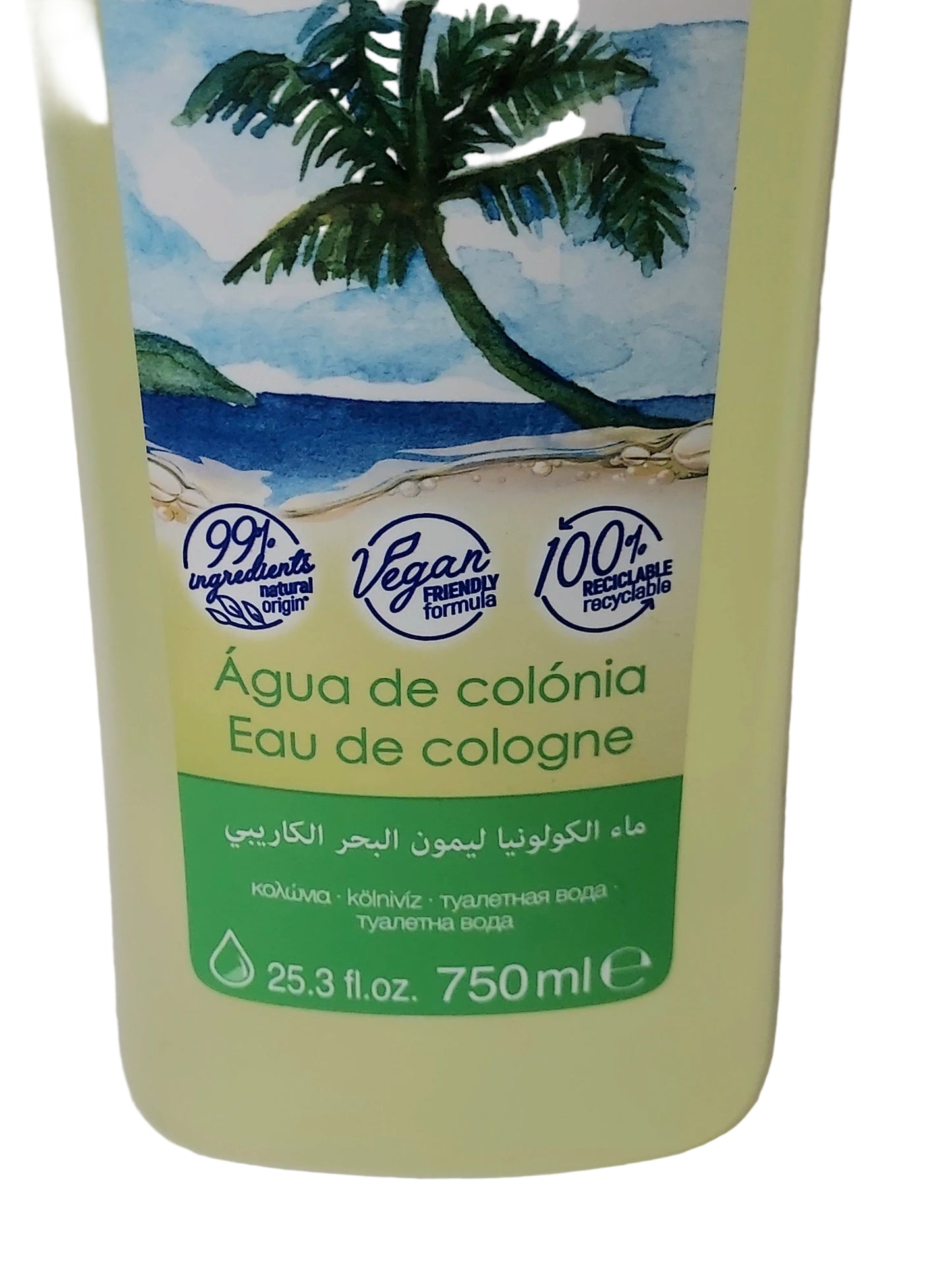 Eau de Cologne Amalfi fraîche -  Citrons des caraïbes | Vegan