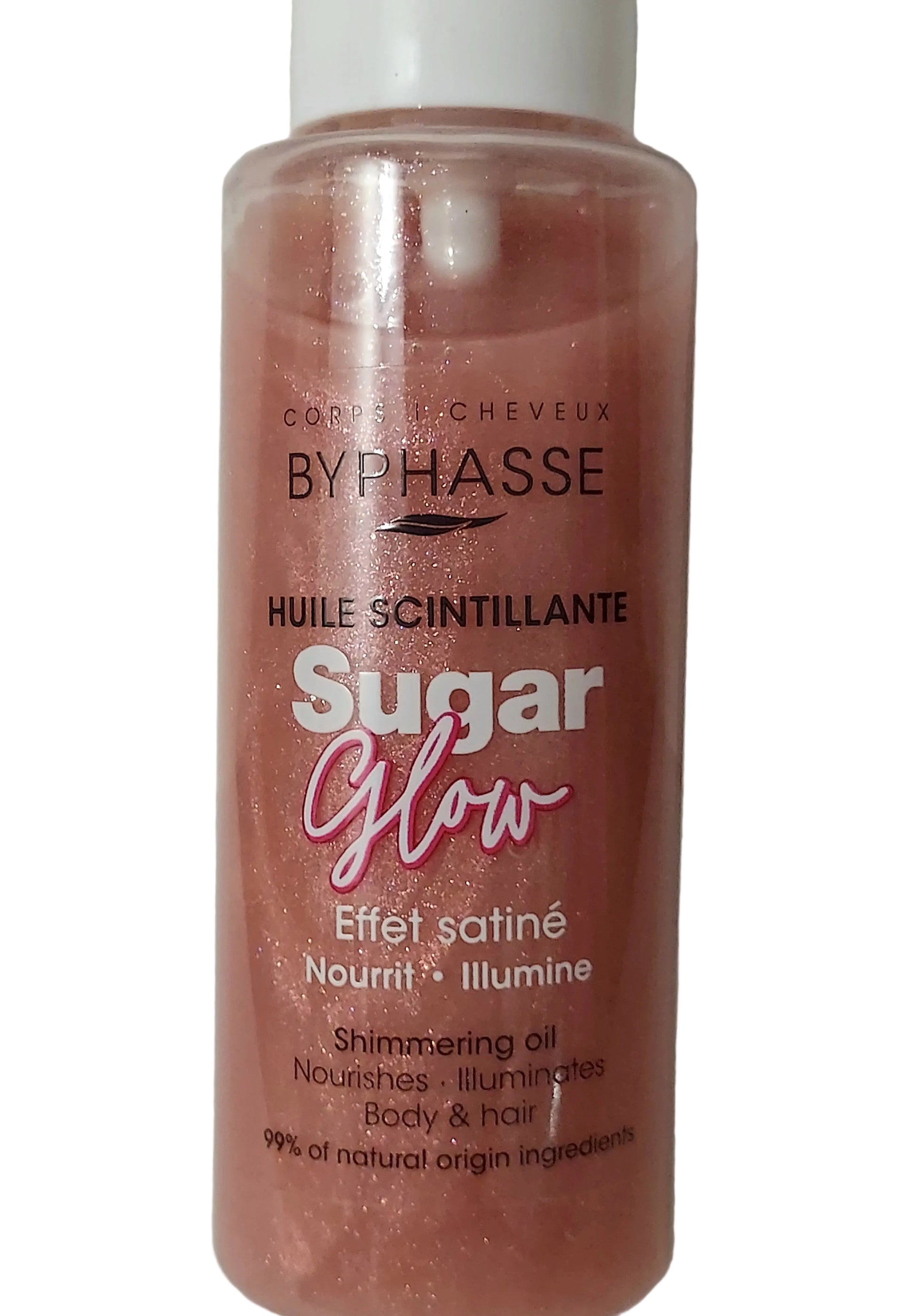 Huile scintillante corps et cheveux nourrissante et illuminante - Sugar Glow - LunellaB