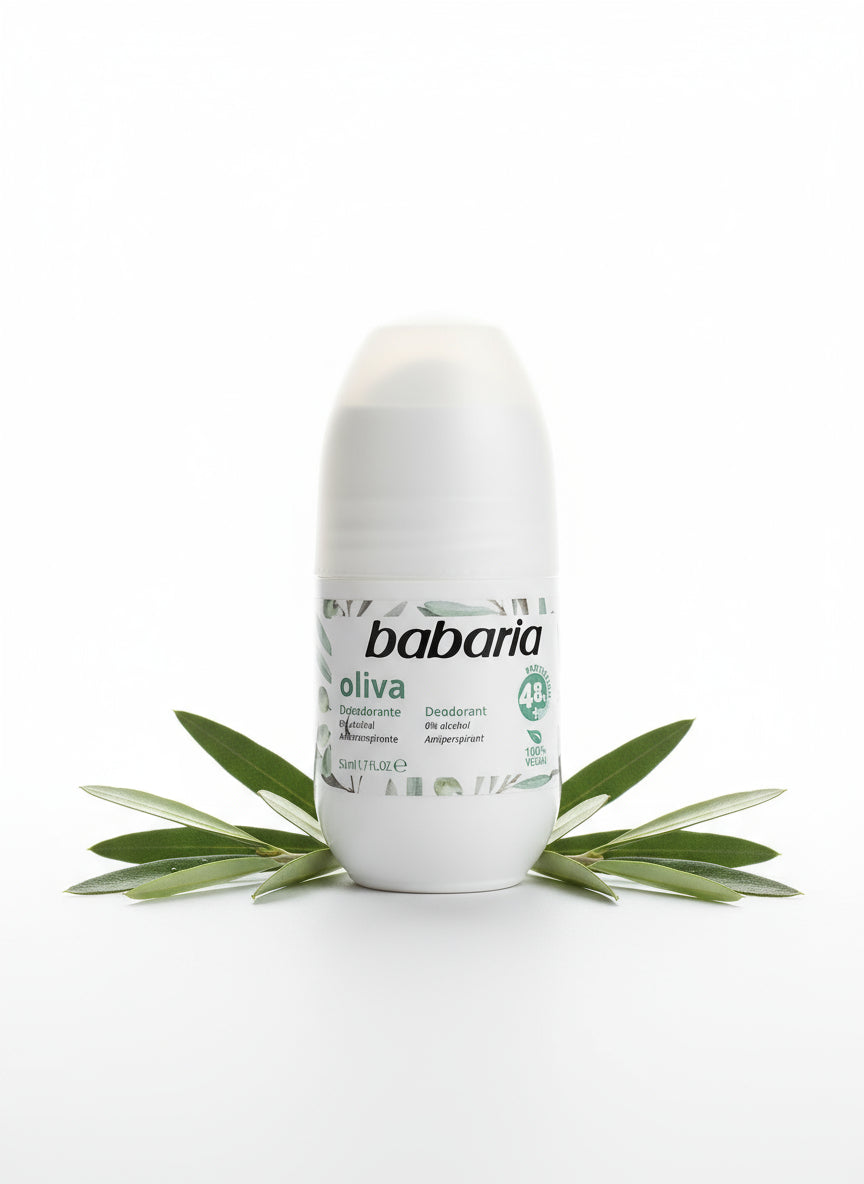 Déodorant anti-transpirant 48h BABARIA - Olive