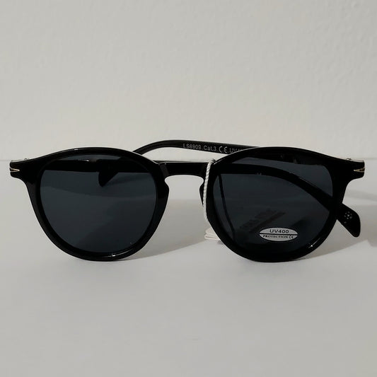 Lunettes de soleil LunellaB Urban Shield mixte avec verres UV400, monture noire élégante et design moderne.