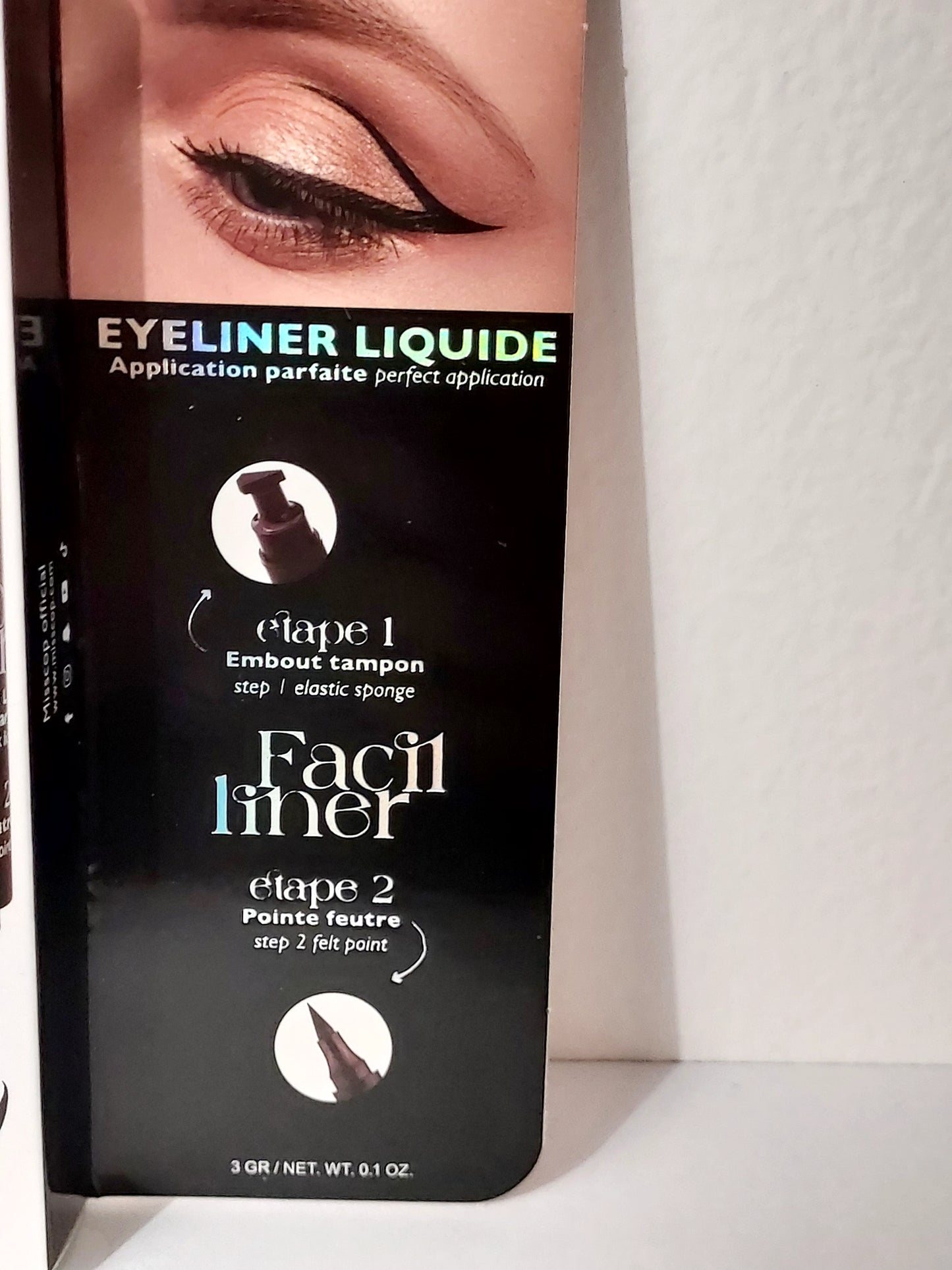 Eyeliner tampon et feutre noir - LunellaB