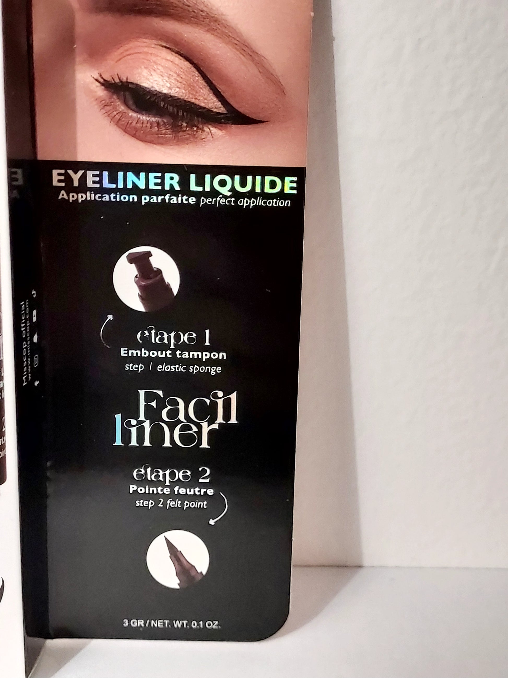 Eyeliner tampon et feutre noir - LunellaB