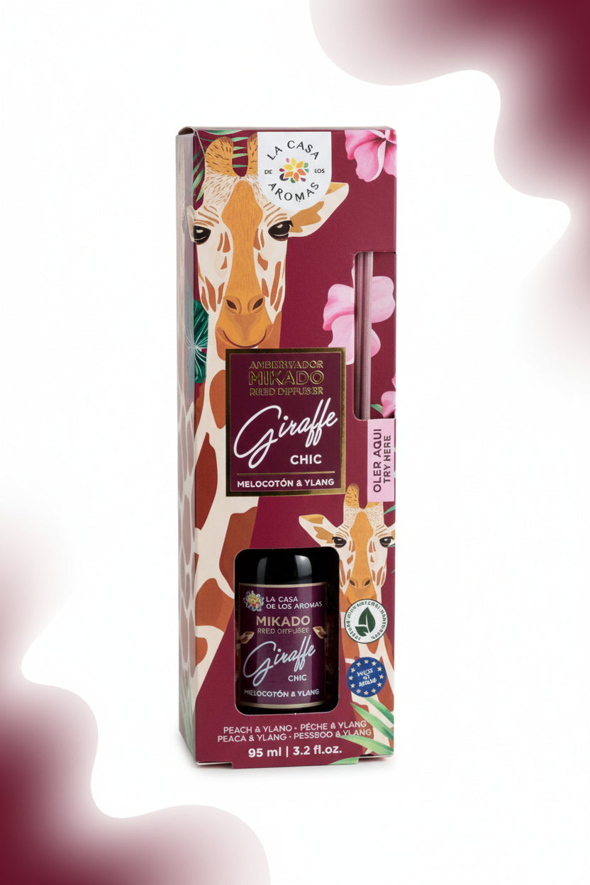 Diffuseur parfum d'ambiance Girafe - Pêche et Ylang-ylang