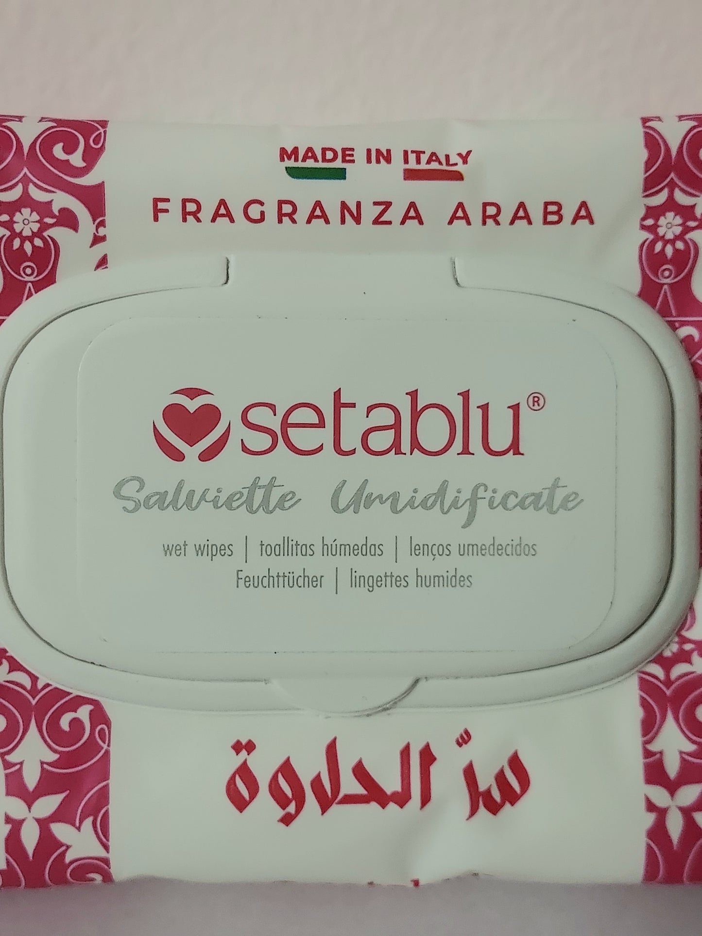 Lingettes nettoyantes multi-usages - ARABIC SCENT AYRA CANDY SETABLU