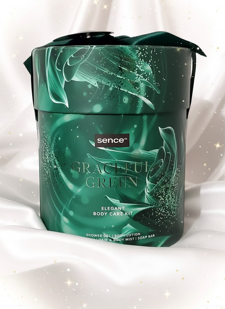 Coffret cadeau pour femme 5 pièces Sence - GRACEFUL GREEN